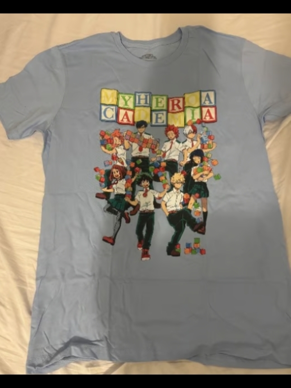 Kids Light Blue Graphic Tee